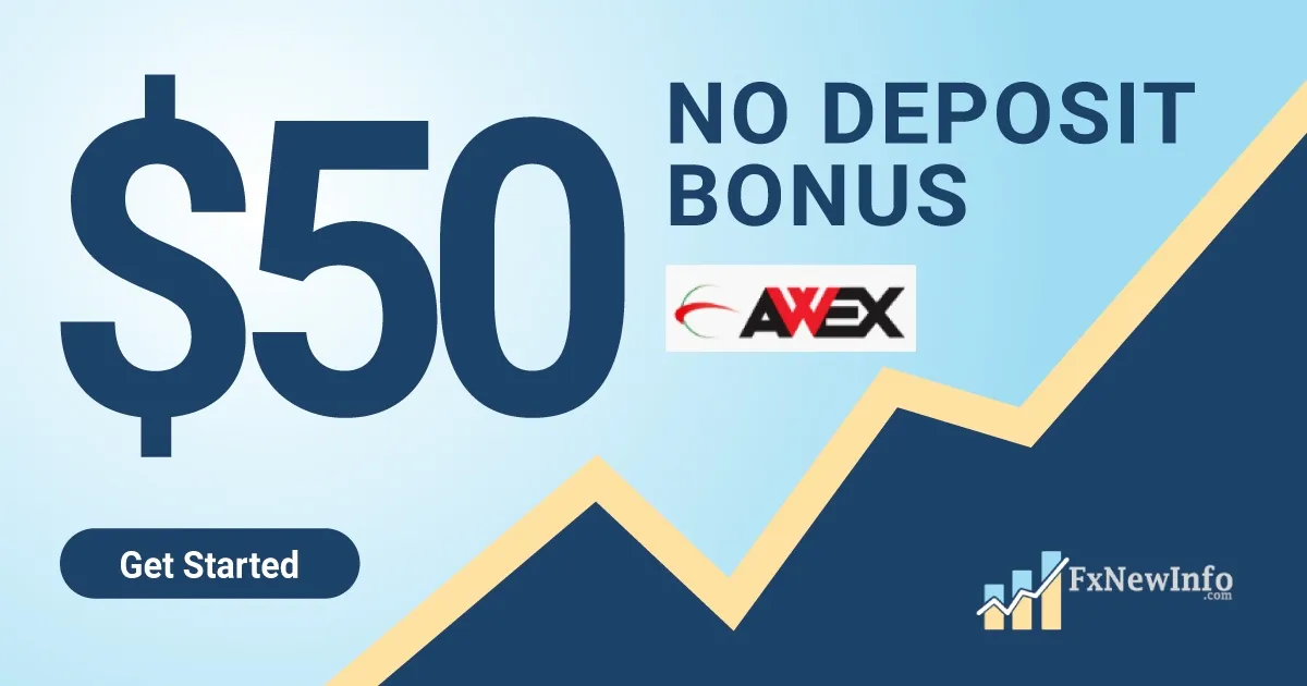 50 USD forex No Deposit Rewards by AWEX broker