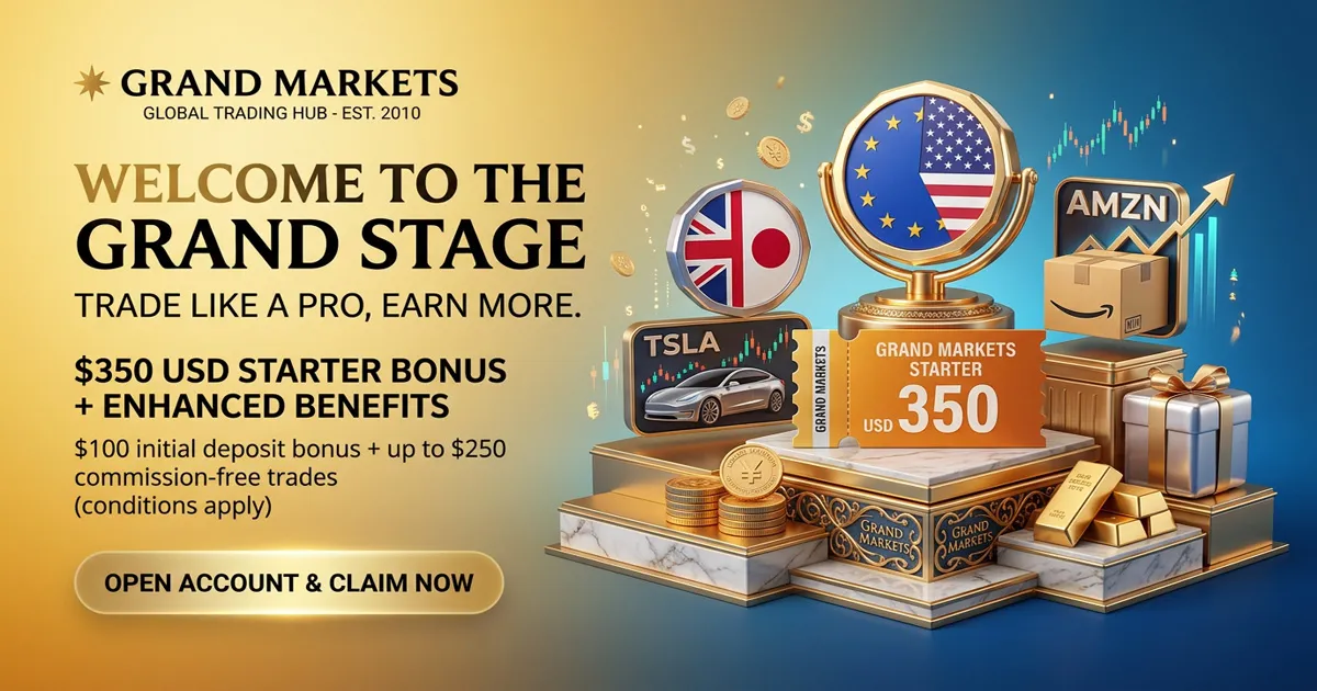 Grand Markets $100 No Deposit Bonus for New Users