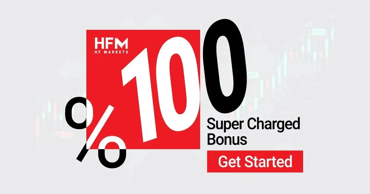 100% SuperCharged Bonus Promotion Provided by HF Markets