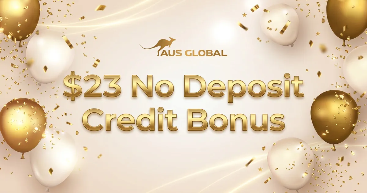 AUS Global $23 Trading Credit lets eligible new clients