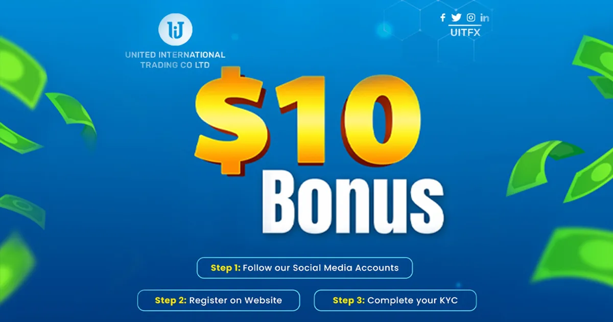 UITFX $10 Free Forex Trading Bonus Limited-time Offer