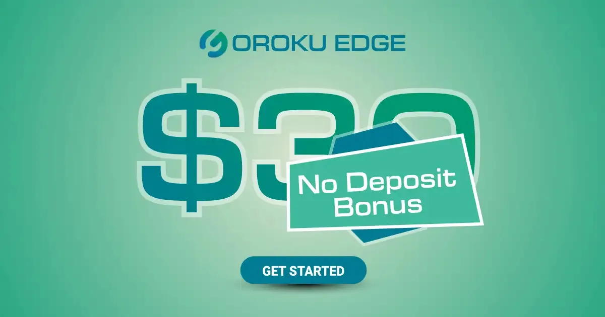 $30 No Deposit Bonus for Forex trading at Oroku Edge