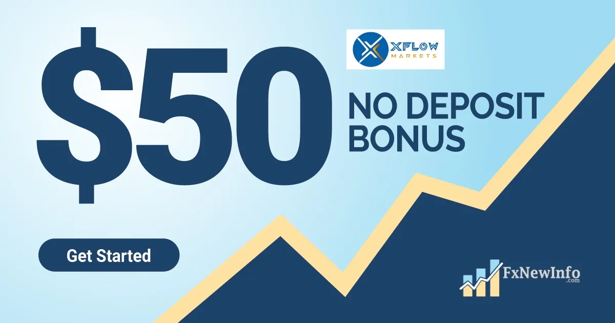 Forex Welcome No Deposit $50 Bonus from XFlow Markets