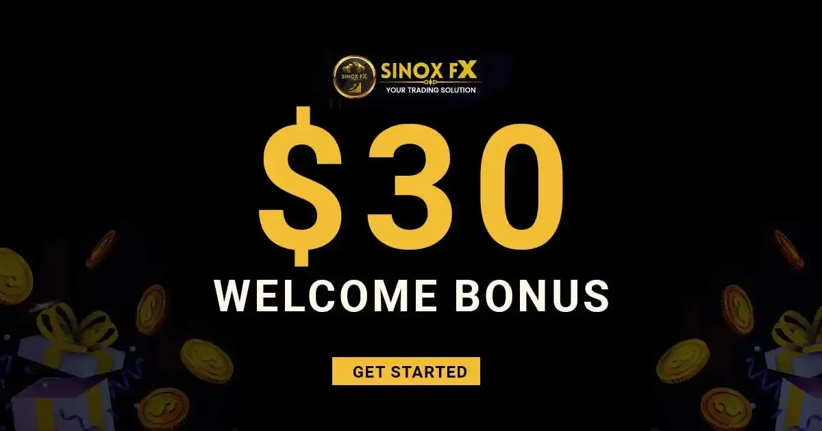 Sinoxfx $30 No Deposit Forex Welcome Bonus