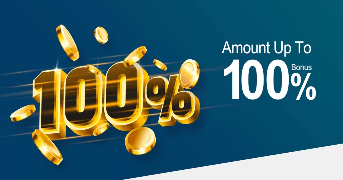Receive a 100% welcome deposit bonus for forex from HXFXGlobal