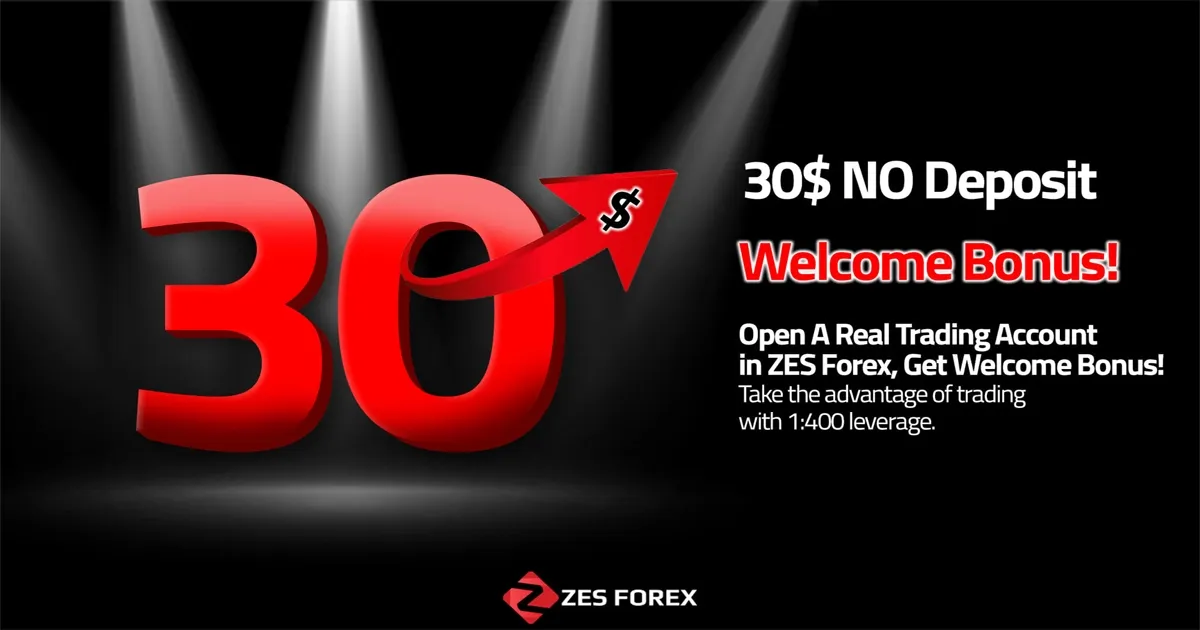 ZesForex broker 30 USD Forex Welcome No Deposit Bonus