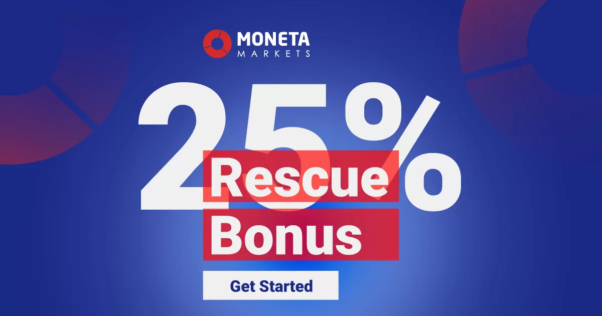 Receive your 25% rescue bonus - Moneta Markets