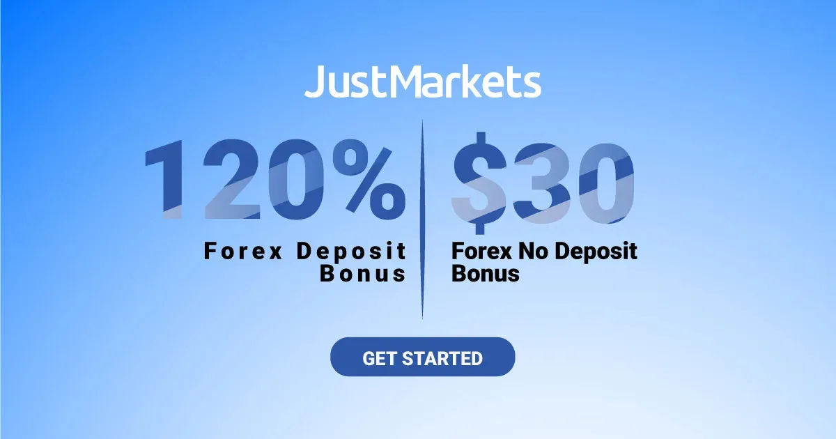 Earn a 120% Increase with JustMarkets Forex Deposit Bonus