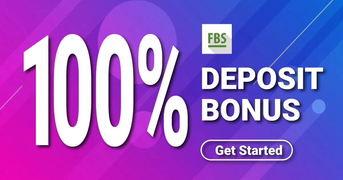Take 100% Deposit bonus from FBS