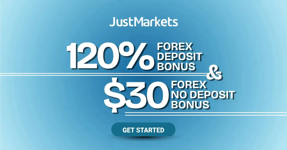 Get 120% More with JustMarkets New Forex Deposit Bonus