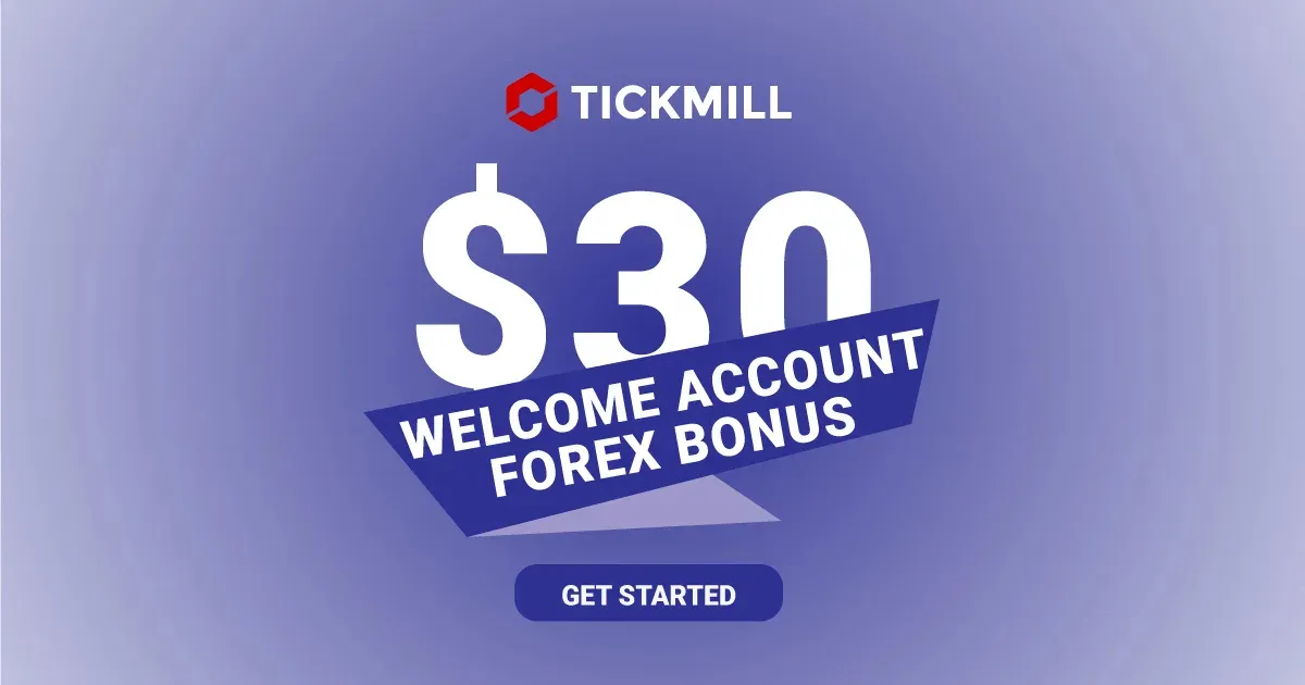 Tickmill $30 Welcome Account with No Necessary Deposit