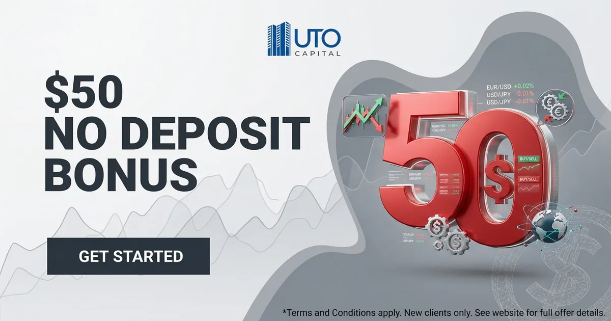 UTO Capital $50 Free No Deposit Bonus for New Traders