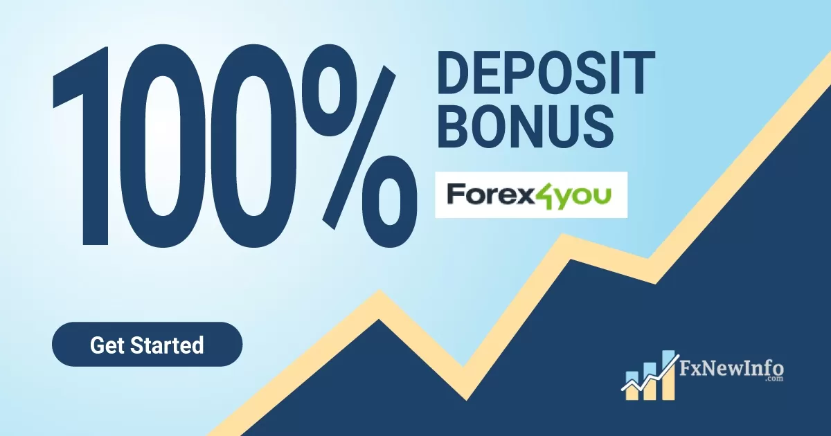 100% Deposit Bonus offered by Forex4you