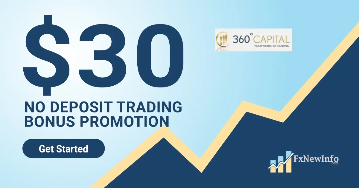 360 Capital LTD 30 USD No Deposit Trading Bonus