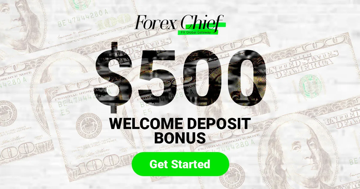 Forex Welcome Bonus up to $500 Forex Chief