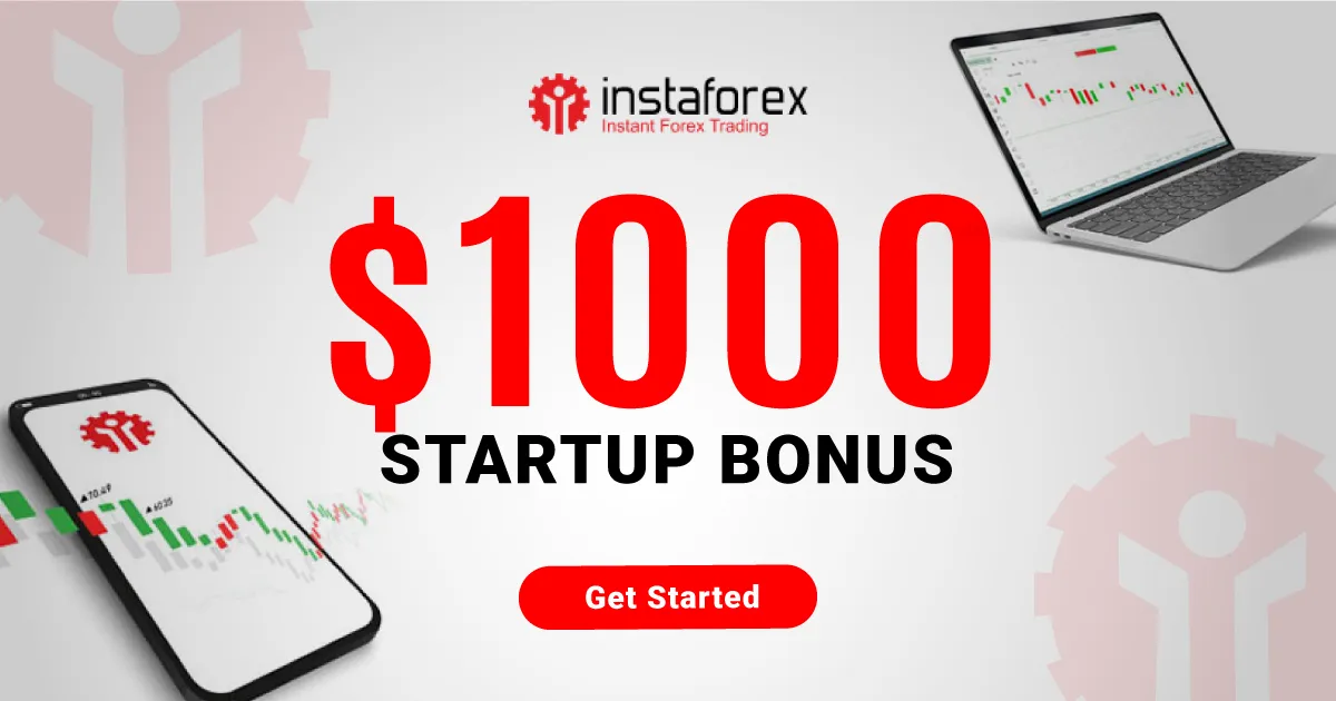 $1000 No Deposit Bonus from InstaForex for Startups