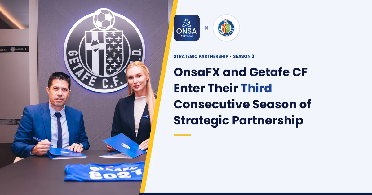 OnsaFX and Getafe CF Begin Their Third Partnership Year