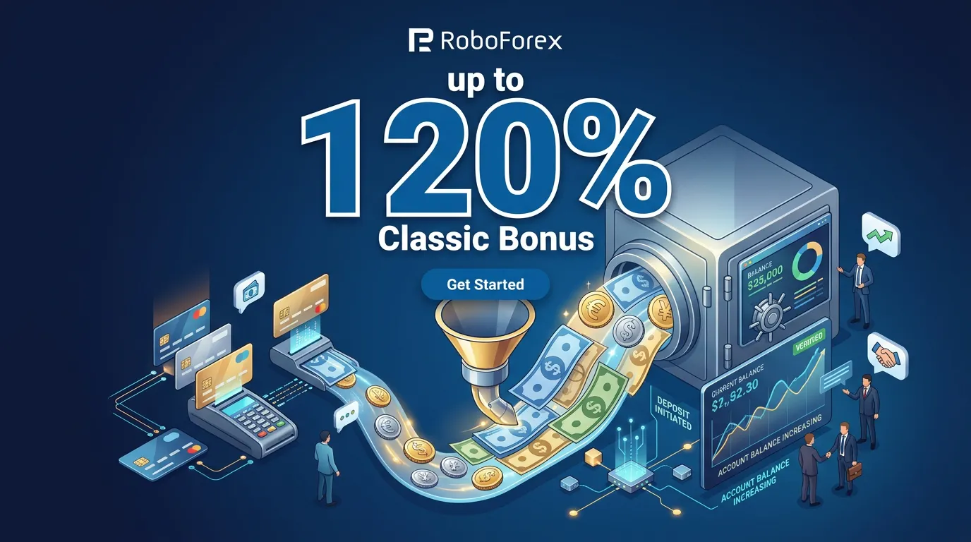 120% Classic Bonus Program Created by the Roboforex
