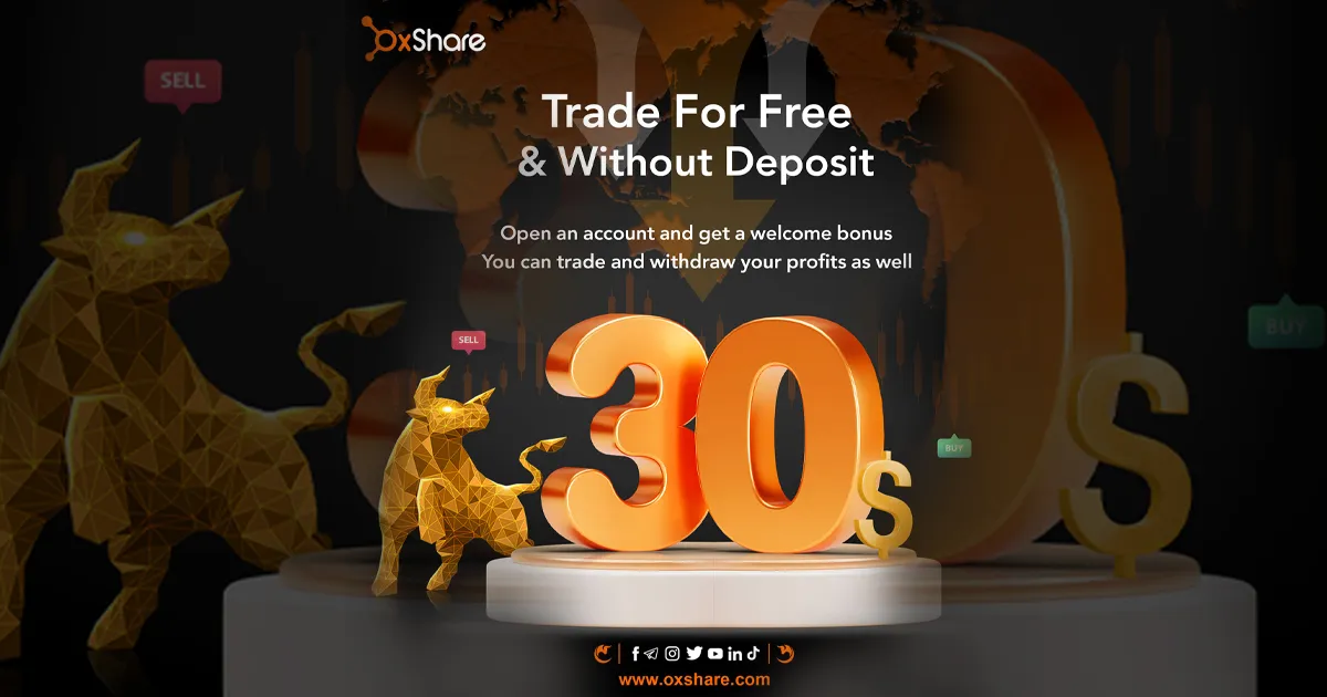Get Started with OXShare $30 No Deposit Welcome Bonus