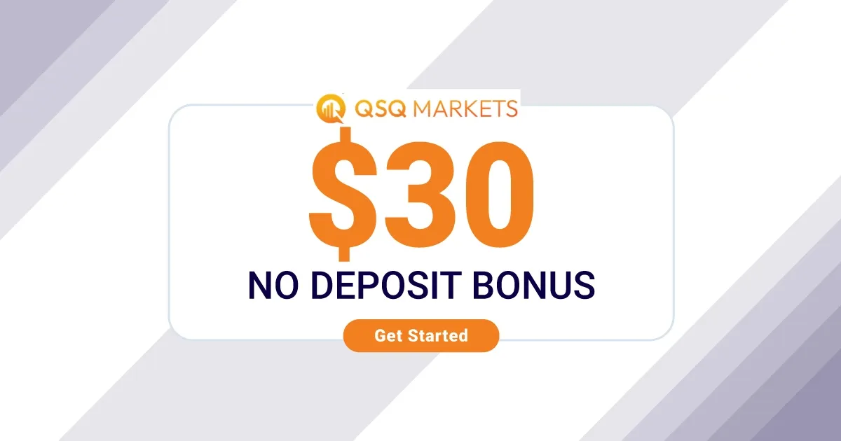 QSQ Markets $30 Forex No Deposit Trading Bonus