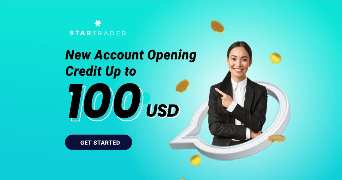 STARTRADER $100 Signing up New Account Bonus