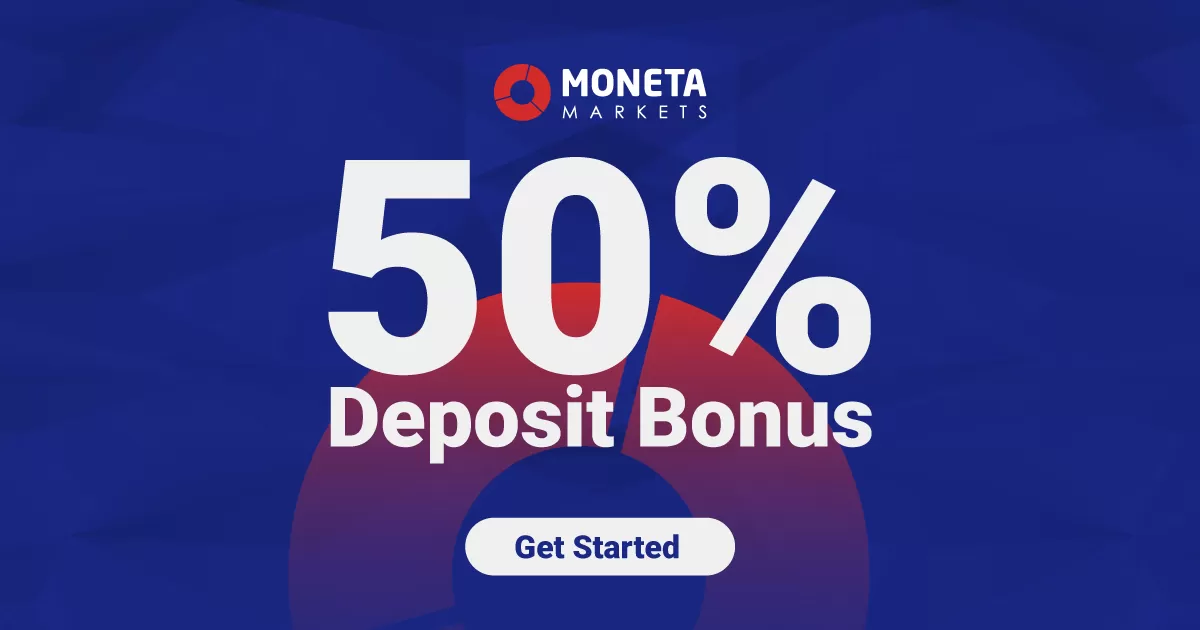 Moneta Markets Â giving a 50% trading deposit bonus