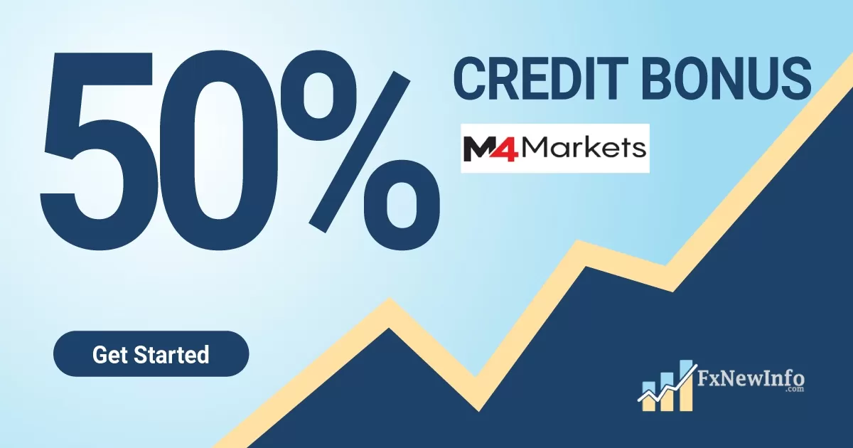 M4markets 50% Credit Bonus, Earn up to $5,000
