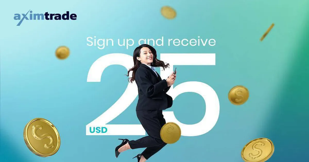 AximTrade $25 Free No Deposit Sign-up Bonus