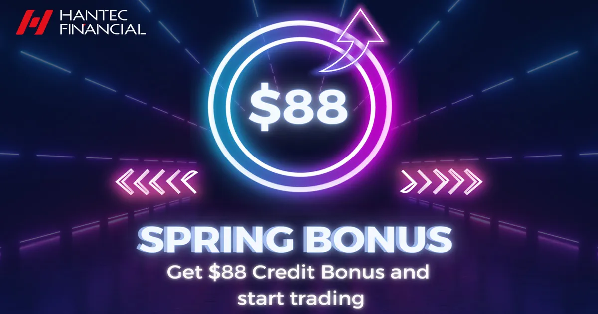 $88 Spring Forex Credit Bonus by Hantec Financial