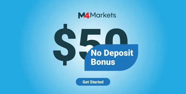 M4Markets $50 No Deposit Forex Bonus for New Clients