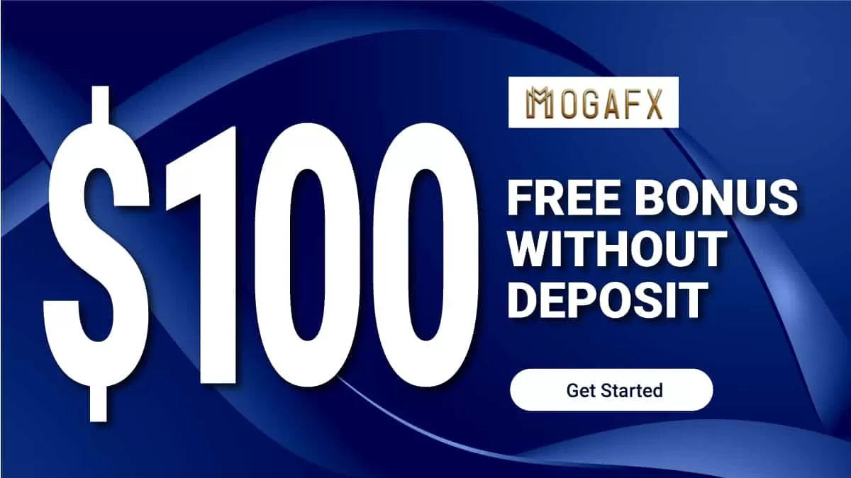 Get Free $100 Forex No Deposit Bonus on MogaFX
