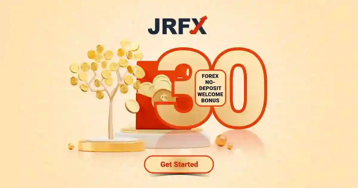 JRFX $30 Forex No Deposit Welcome Credit Bonus