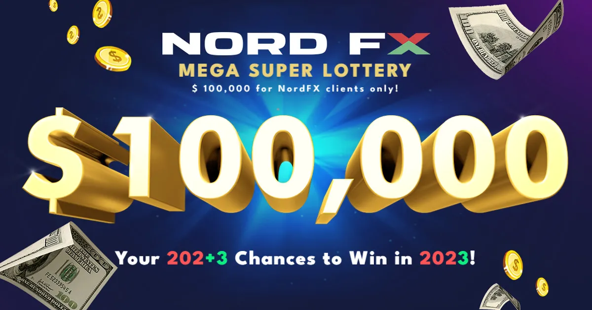 Win a $100,000 Mega Super Lottery prize with NordFX
