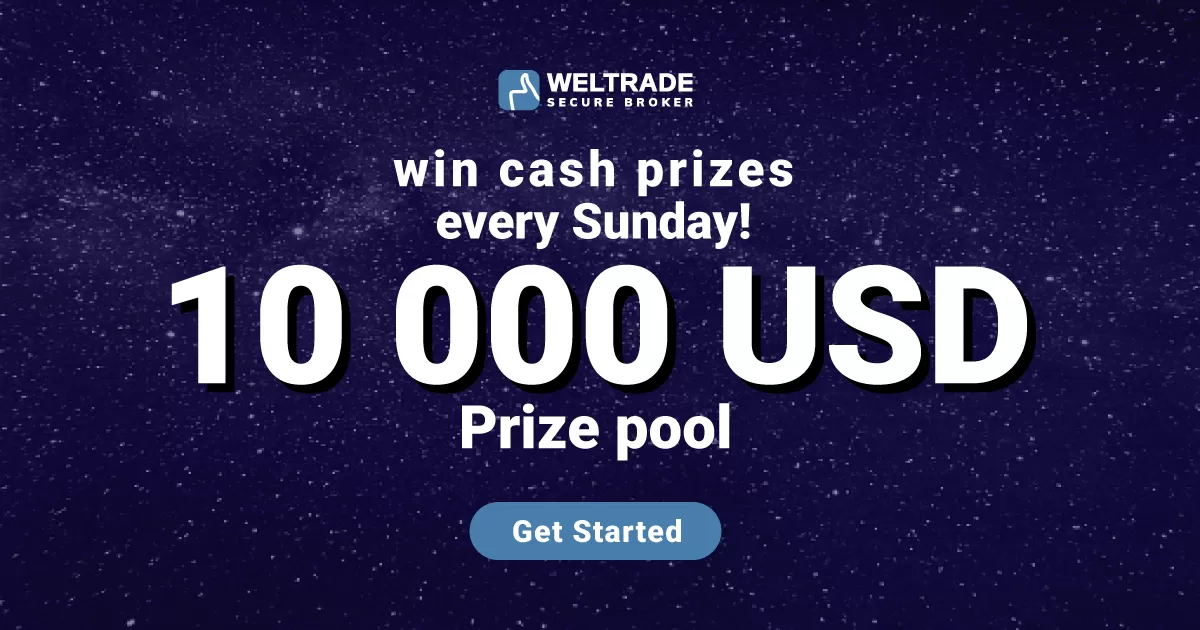 Grab Weekly $10k Fund from Trade2Win Draw - WelTrade