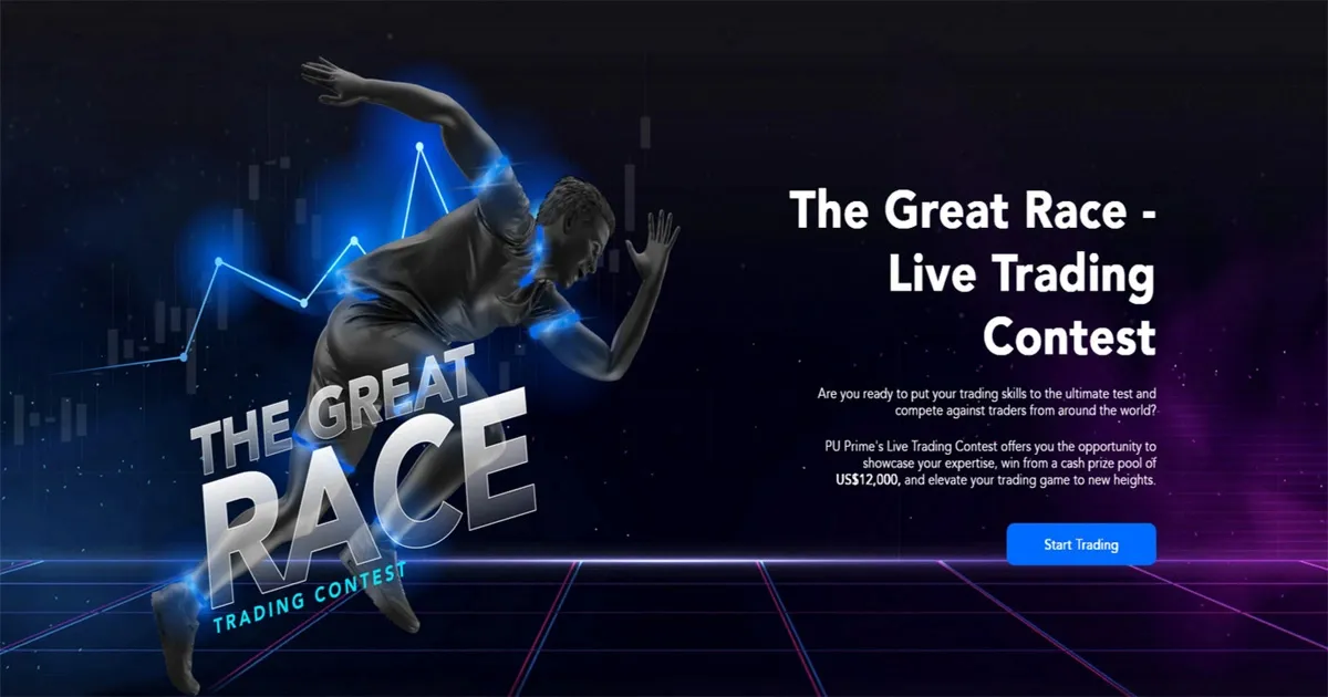 Join the Great Race Forex Trading Contest at PU Prime