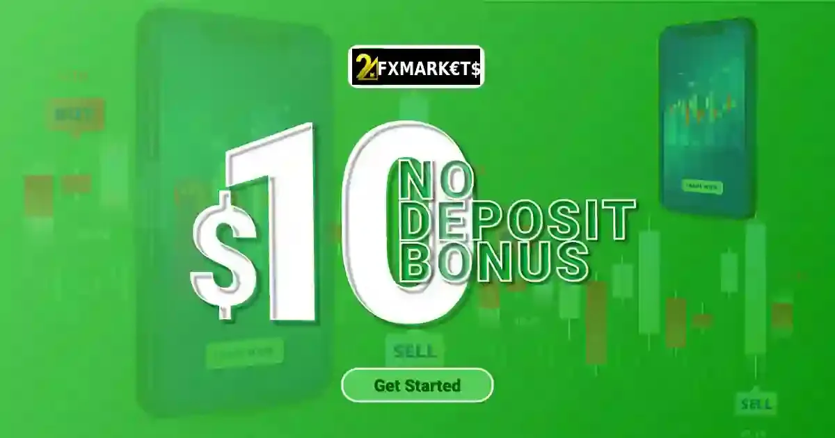 24fxmarkets $10 ECN No Deposit Forex Bonus
