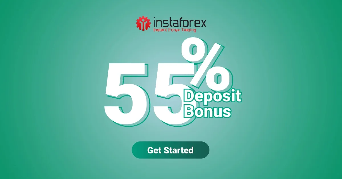 InstaForex 55% Welcome Traders Bonus for Profits