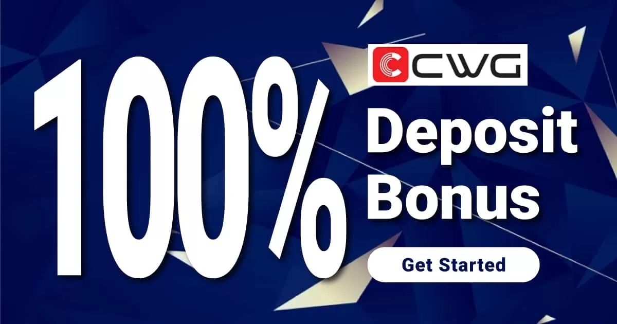 Get Incredible 100% Forex Deposit Bonus on CWG Markets