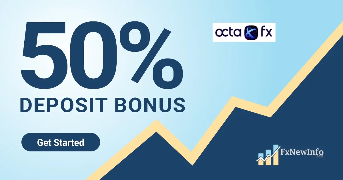 Get a 50% Forex Deposit Bonus on your all deposit through OctaFX