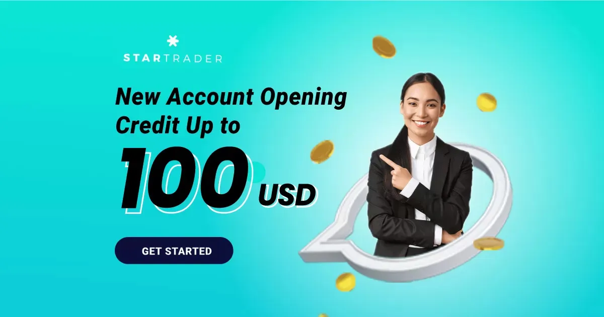 Free $100 New Account Opening Bonus at STARTRADER